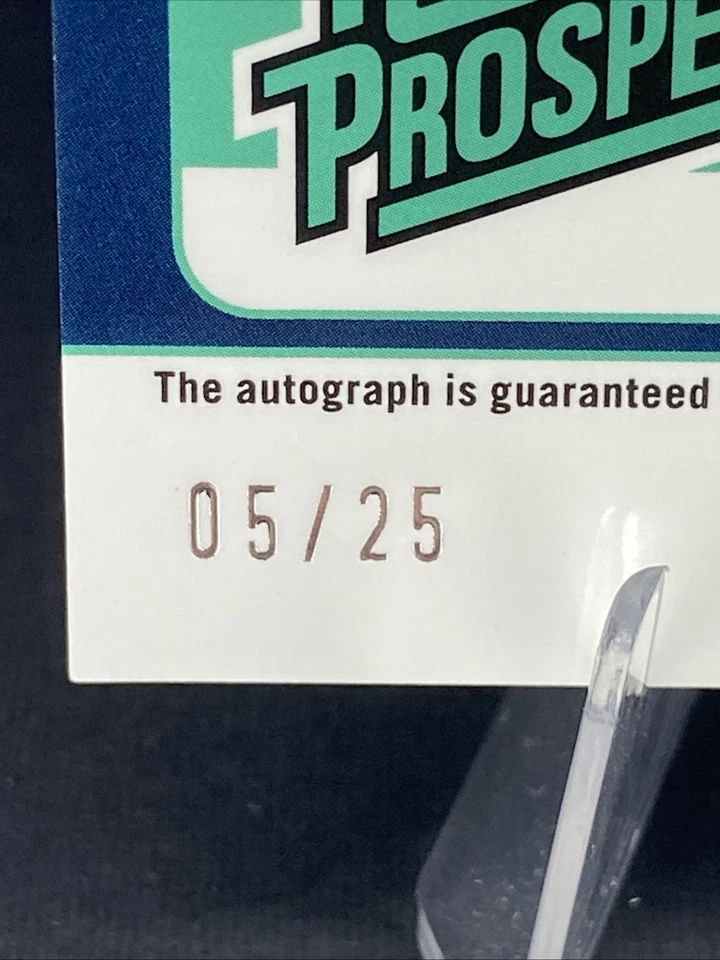 2024 Panini Donruss Optic JAXON WIGGINS RATED PROSPECT Holo Pandora AUTO 5/25 SP - Image 3 of 4