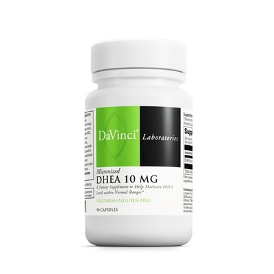 DAVINCI Labs Micronized DHEA 10mg - Helps to Support 90 Count (Pack of 1)
