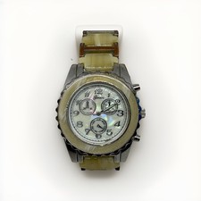 Geneva Platinum No:9144 Quartz Analog Women's Watch Sz. 7" New Battery