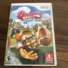 Backyard Sports Rookie Rush Football (Nintendo Wii, 2010) Complete w/ Manual