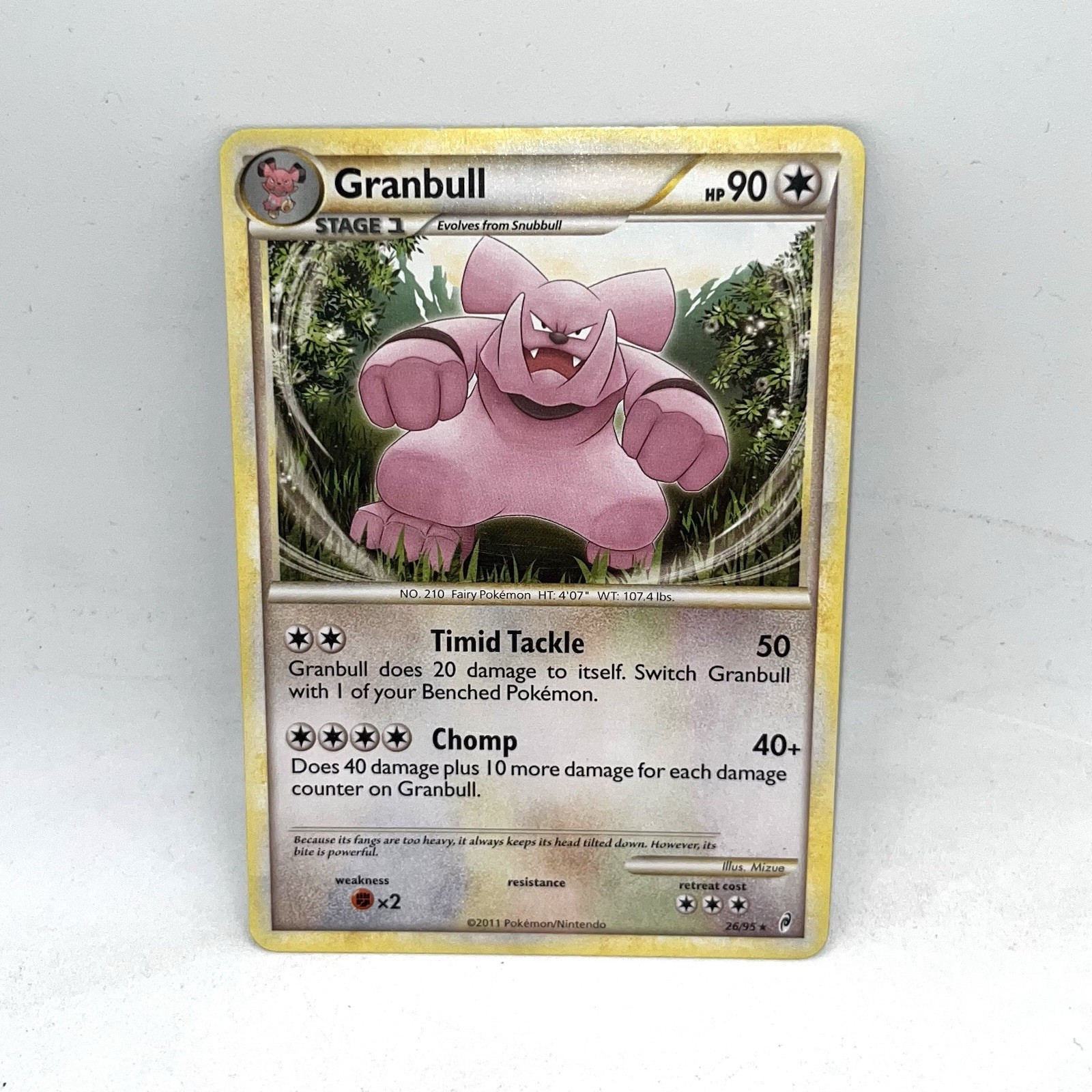 Pokémon Granbull 26/95 Non Holo Call of Legends