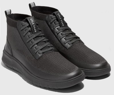Cole Haan C32419 Size 9.5 Mens ZG Stitchlite Hitop Waterresistant Sneaker Black