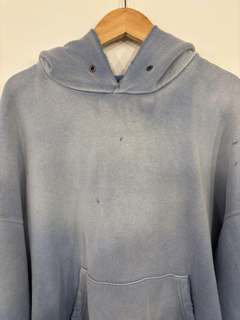 Visvim Court Hoodie L/S Crash 3 Blue Men's Size 3 Japan Made Visvim Court Hoodie L/S Crash 3 Blue Men's Size 3 Japan Made