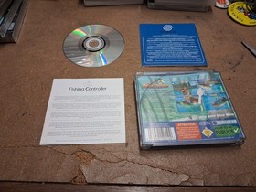 Sega Bass Fishing Dreamcast Game Compete with Manual