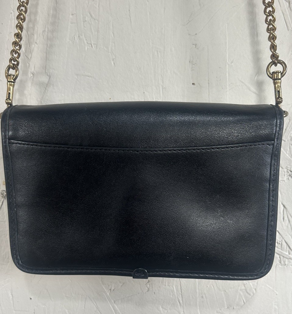 Coach Parker Leather Chain Crossbody Tea Rose Turn lock