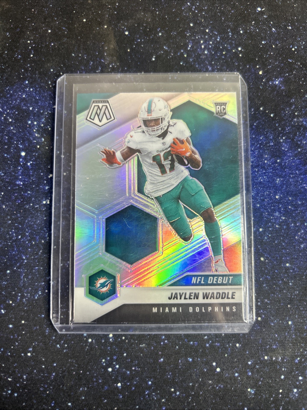 Jaylen Waddle Panini Mosaic #248 Silver