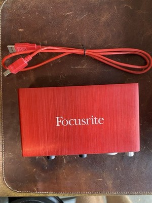 Focusrite Scarlett 2i2 2nd Gen USB Audio Interface Tested Working w/Cable