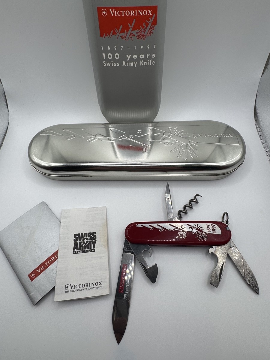 ニクソン ソフビ 大統領 レア 象 販促品 VINTAGE Victorinox Spartan 100th Anniv Officers SAK 1897-1997 NIB