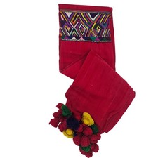 Guatemalan Maya Ixil Chajul Quiche Ceremonial Faja Sash Cinta Belt Boho Bohemian