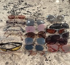 Assorted Unbranded Eyeglasses Frames Sunglasses Different Colors Style Lot Of 22