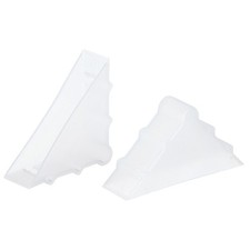 PP Corner Protector Triangle 35x10mm for Ceramic, Glass,Metal Sheets White 50pcs