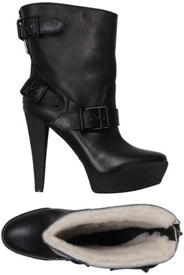 Burberry Stiefelette Damen Ankle Boots Booties Gr. EU 37 Schwarz #4q39uz8