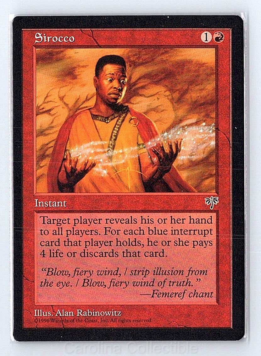Sirocco Lightly Played - Mirage Magic: The Gathering