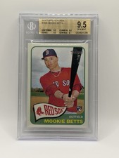2014 Topps Heritage High Number Mookie Betts Rookie! BGS 9.5!