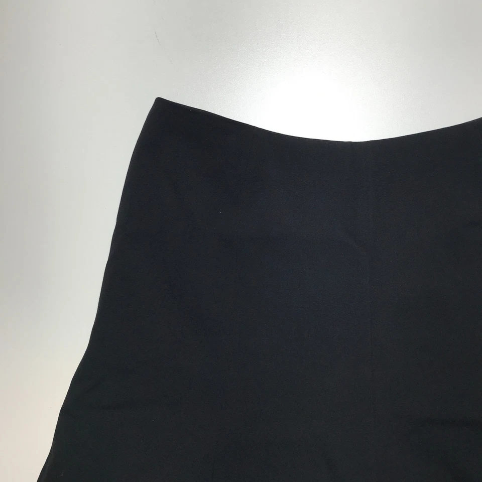 Женская трапециевидная расклешенная юбка Camille La Vie 10 эластичная однотонная черная стильная незаменимая - Изображение 3 из 4
