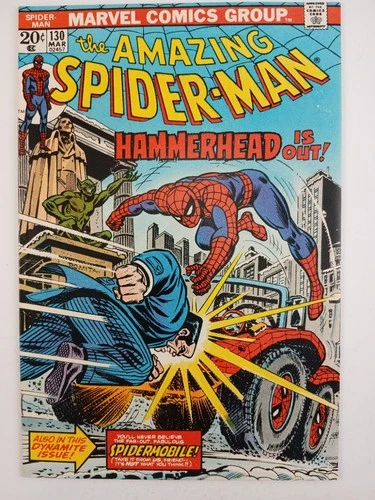 The Amazing Spider-Man #130 VF/NM 9.0 (Marvel 1974) 1st Spidermobile