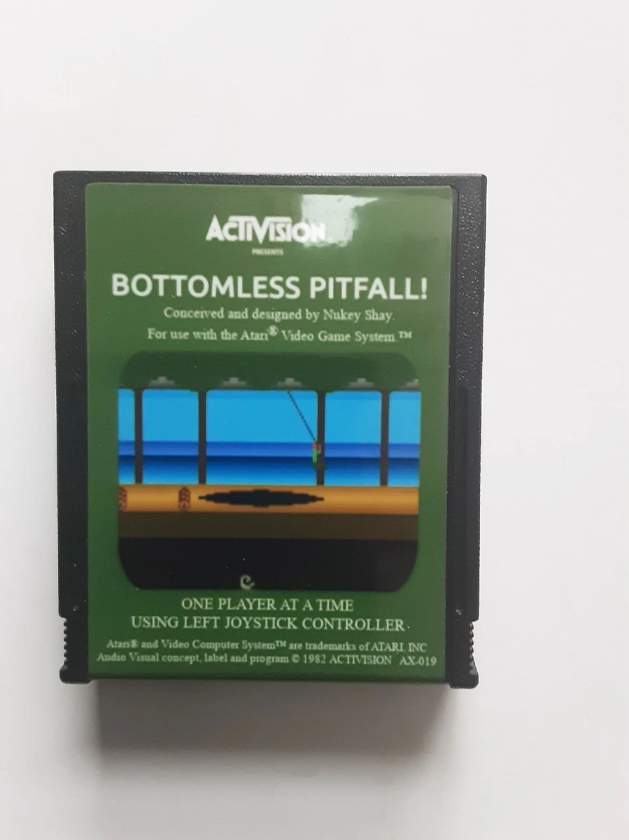 Jeu Atari 2600 Pitfall! Version PAL (Loose) - État Correct, étiquette Abîmée