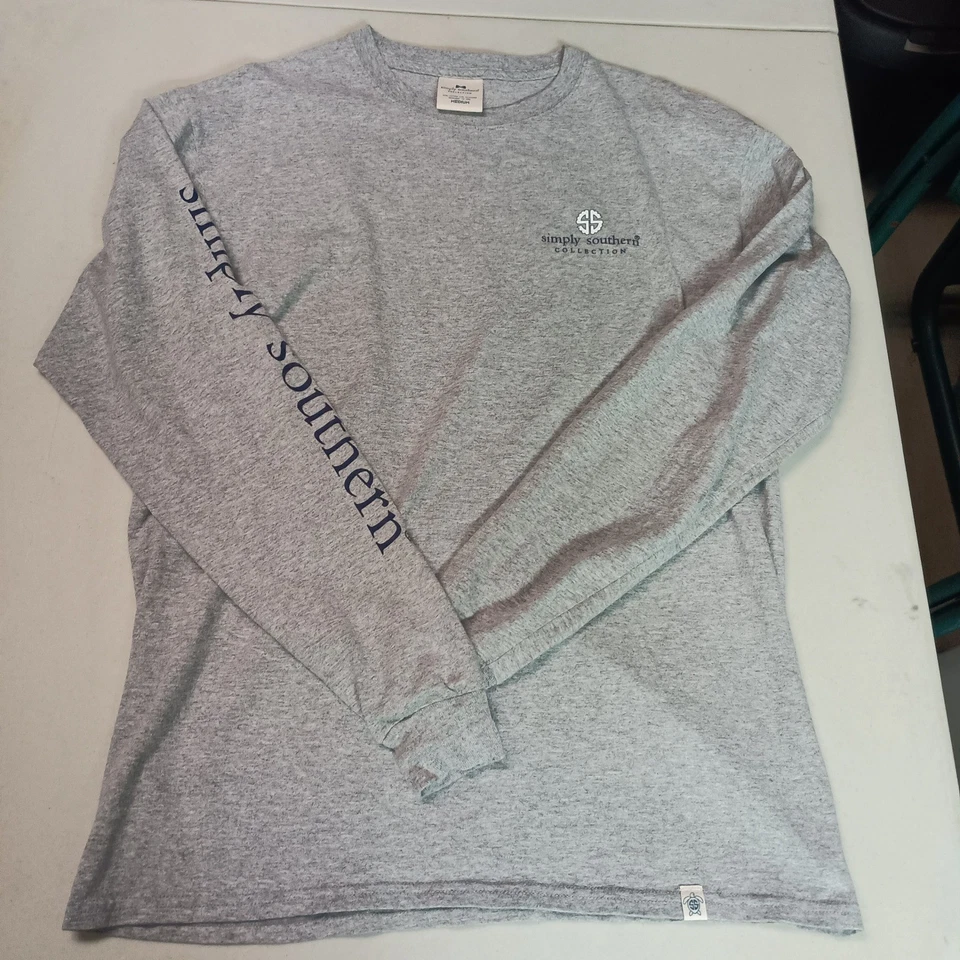 Camiseta Jeep Simply Southern Gris Manga Larga Faith Can Move Mountains Rosa Mediana Foto 2 de 4