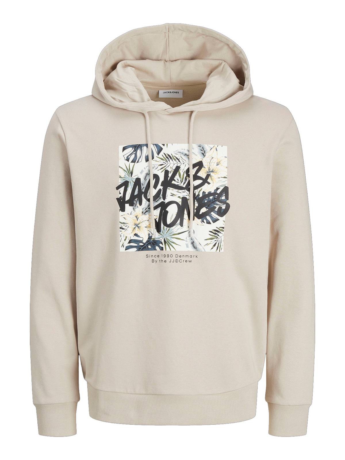 Jack - Jones Hawaii Shape Sweat Hood Beige - Gre XL Herrenbekleidung Sweatshirts 8990₽