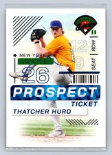 2024 Panini Prospect Edition Thatcher Hurd #183 Ticket Yankees