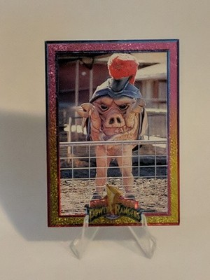 1994 Mighty Morphin Power Rangers Hobby #45 Pudgy Pig Power Foil