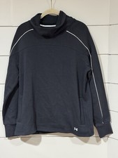 Under Armour Women's Rival Fleece Funnel Neck Pullover Pink Medium — listing 3