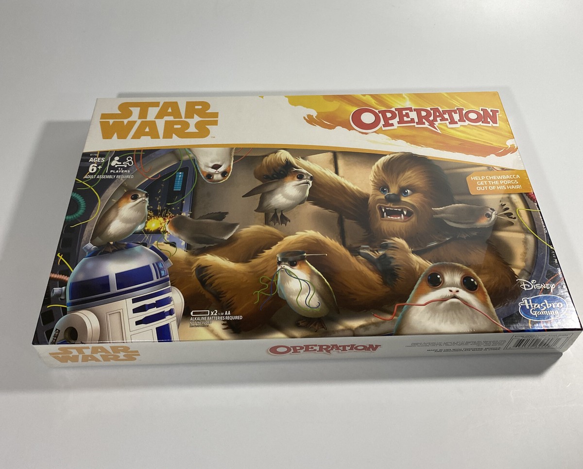 NEW & SEALED Operation Star Wars Edition Chewbacca Board Game