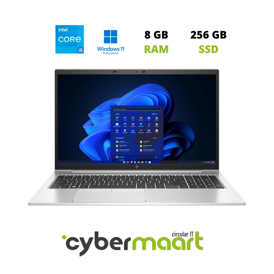 HP EliteBook 850 G8 · i5-1135G7 · 8GB · 256GB