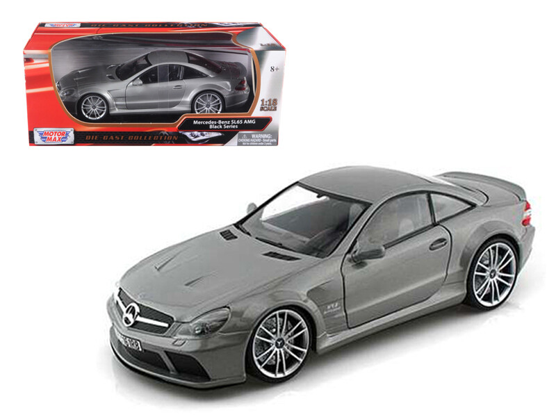 Mercedes SL65 AMG Black Series (R230) Grey 1/18 Diecast Model Car