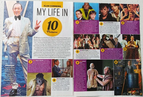 Alan Cumming magazine clippings - The Good Wife, Cabaret