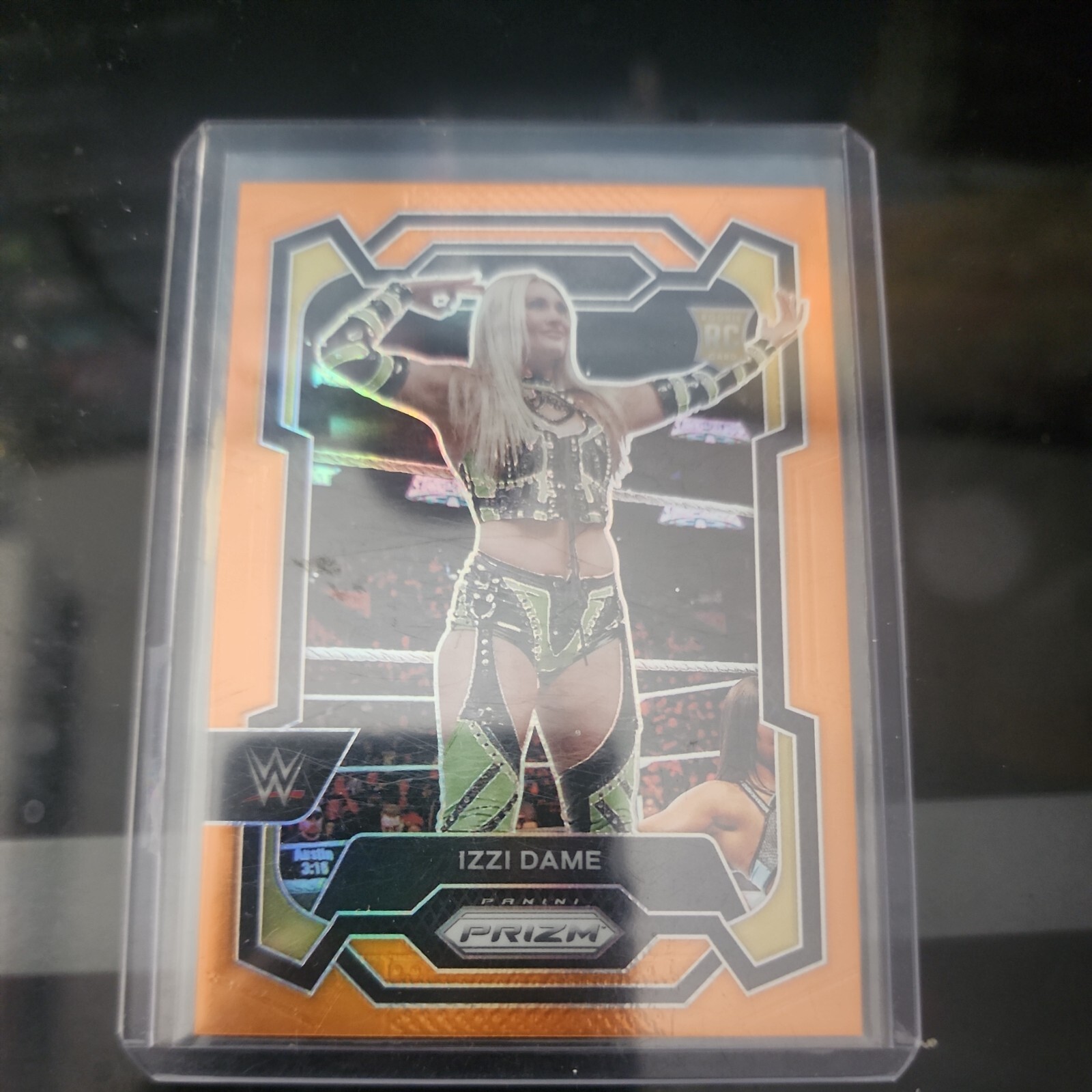Izzi Dame 2024 Panini Prizm WWE Orange Prizm 54/99 Rookie RC #116 NXT