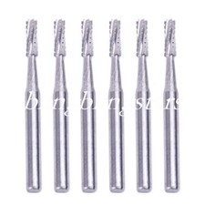 20 Pcs Dental Carbide Burs Tungsten Steel Bur FG For High Speed Burs #558