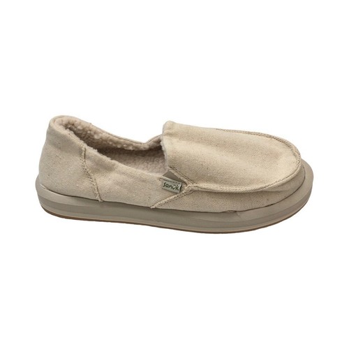 Sanuk Donna Soft Top Plaid Chill | Scarpe Morbide Con Fodera A Quadri | Rosso Multicolore 40.5