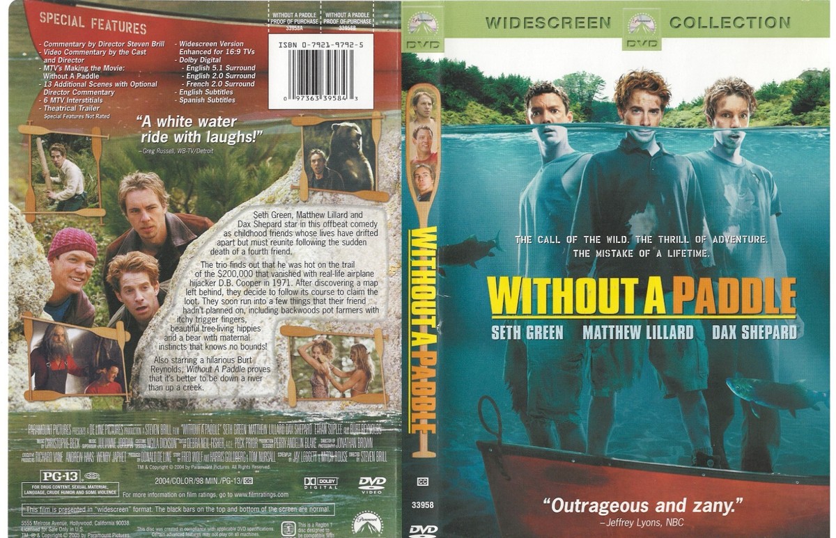 Without a Paddle (DVD) Seth Green, Matthew Lillard, Burt Reynolds