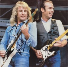 STATUS QUO In the Army Now 12" RICK PARFITT FRANCIS ROSSI World Autograph SIGNED