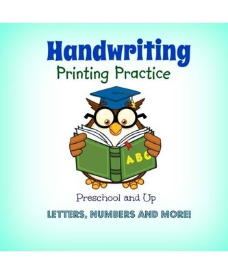 Handwriting Printing Practice: Preschool and Up: Letters, Numbers and More (CUTE
