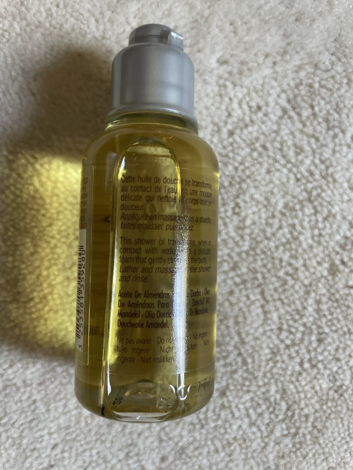 L’OCCITANE AMANDE Huile De Douche Almond Shower Oil 35ml/1.1oz Travel