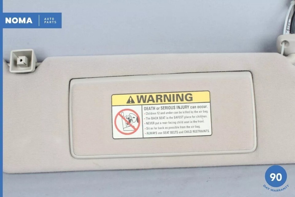 9803 Jaguar X308 XJ8 XJR VDP Right Passenger Side Sun Visor Shade Beige OEM eBay