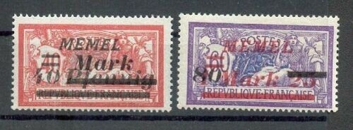 Memel 119/20 Luxury Single Values Set** MNH Postfranco (M0377)
