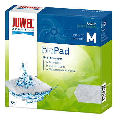 Juwel bioPad - 5x Filterwatte / Filtervlies Größe M Filtermaterial 