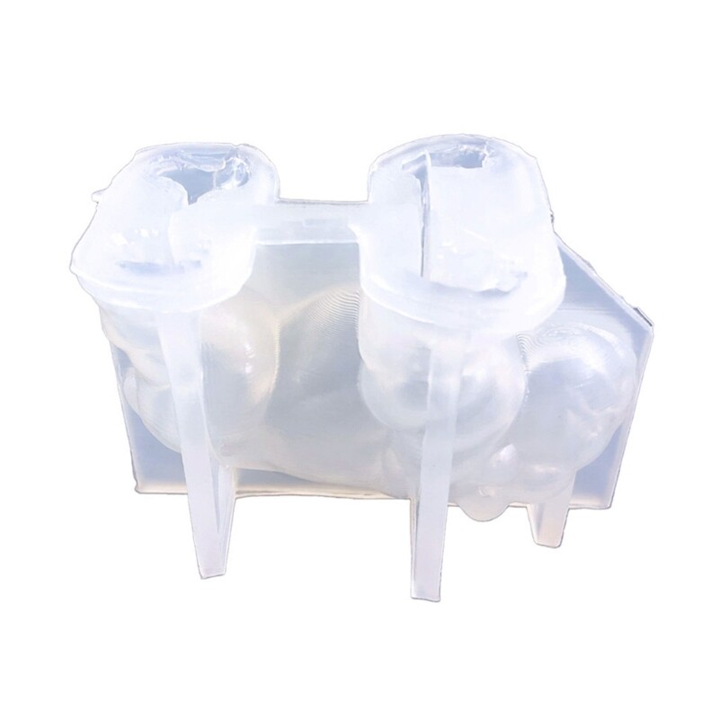 3D French Dog Silicone Mold for DIY Epoxy UV Resin Crafts