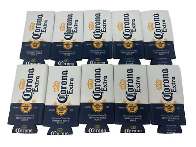 Lot of (10) NEW Corona Extra Beer / Can Coozie, Koozie, Collie, Cooler, Huggie
