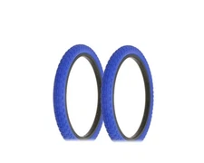 ALTALINE Bicycle TIRES  20" x 2.125" ALL BLUE COMP III STYLE (2) TIRES BMX Bike