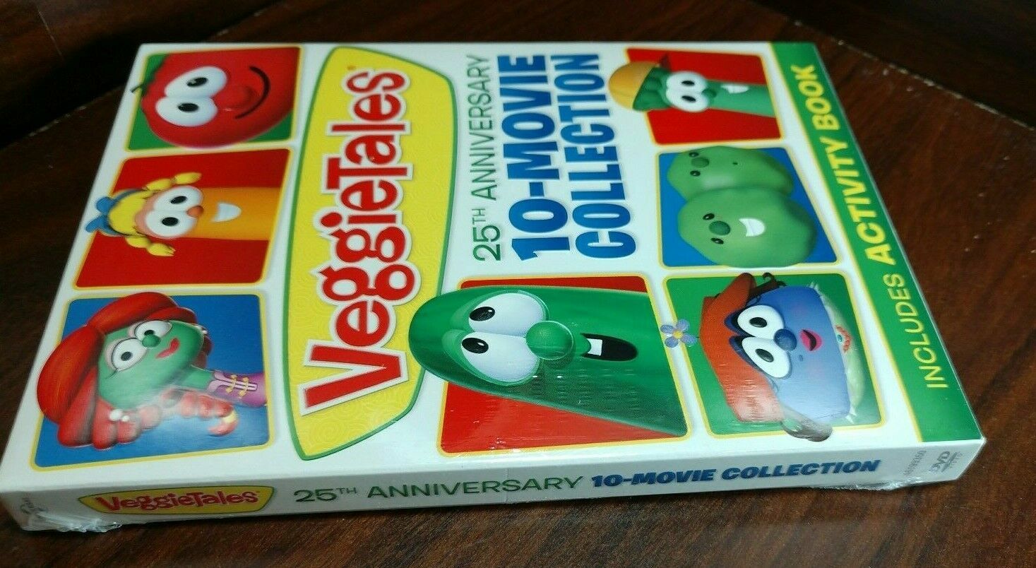 VeggieTales: 25th Anniversary 10-Movie Collection (DVD Boxset) NEW-Free ...