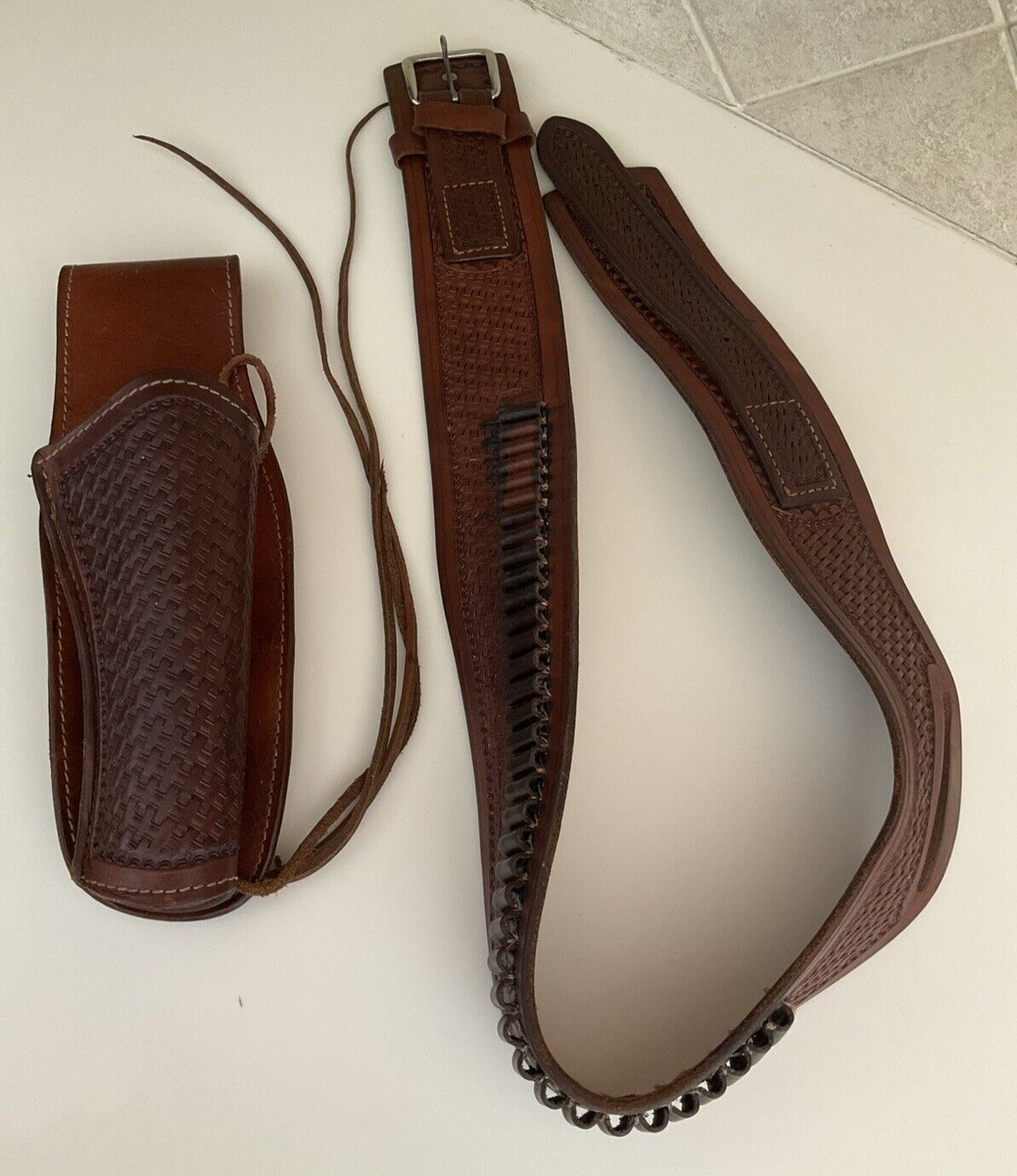 Vintage Viking/Mexico Hand Made Genuine Leather Belt