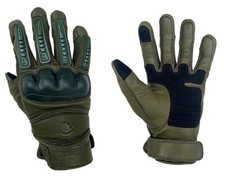 Tactical Gloves Men Touch Screen LEATHER Gloves Hunting Motorbike US Security