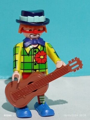 Chapeau De Clown Playmobil Rouge Avec Fleur Jaune - Accessoire Circus
