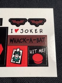 New Lego 7886 The Batcycle: Harley Quinn's Hammer Truck Replacement Sticker Pack