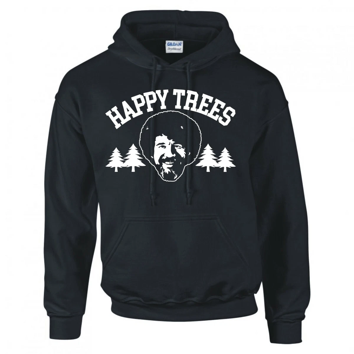 Bob ross face hoodie sale