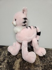 Toys R Us Pink Cat Long Legs Stuffed Animal Alley Kitty Plush